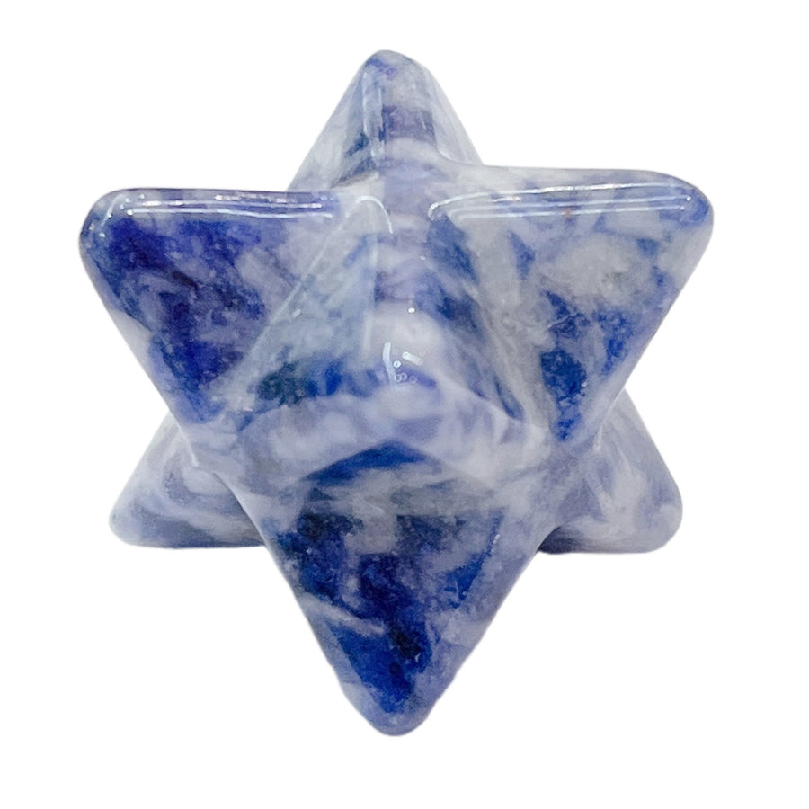 Obsidian Kristallstück – Schutz & Erdung – Blau dot1 / 25 × 25 mm