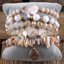 Naturstein Armband – Balance & Erdung – Orange Rot