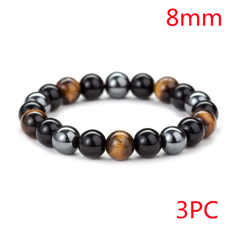 Tigerauge Armband – Schutz & Mut – Amethyst / 10 mm