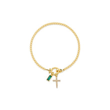Naturstein Armband – Balance & Erdung – Gold May