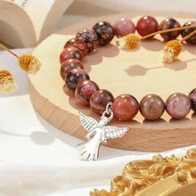 Türkis Armband – Schutz & Kommunikation – Transparent Rosa Crystal Stone
