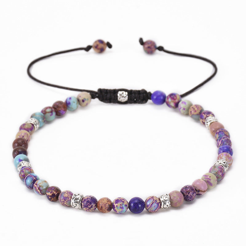 7-Chakra Armband – Balance & Energie – Design 12 / 4 mm