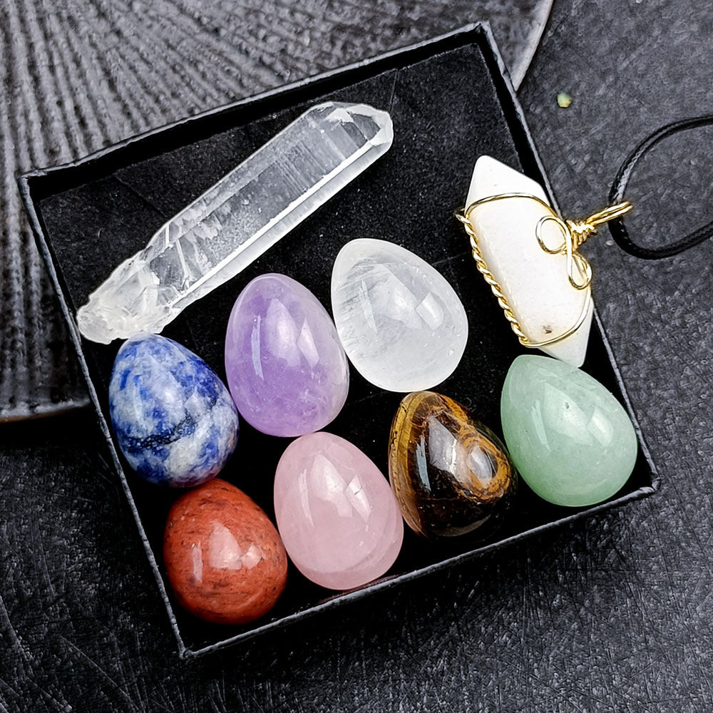 7-Chakra Kristallstück – Glück & Harmonie