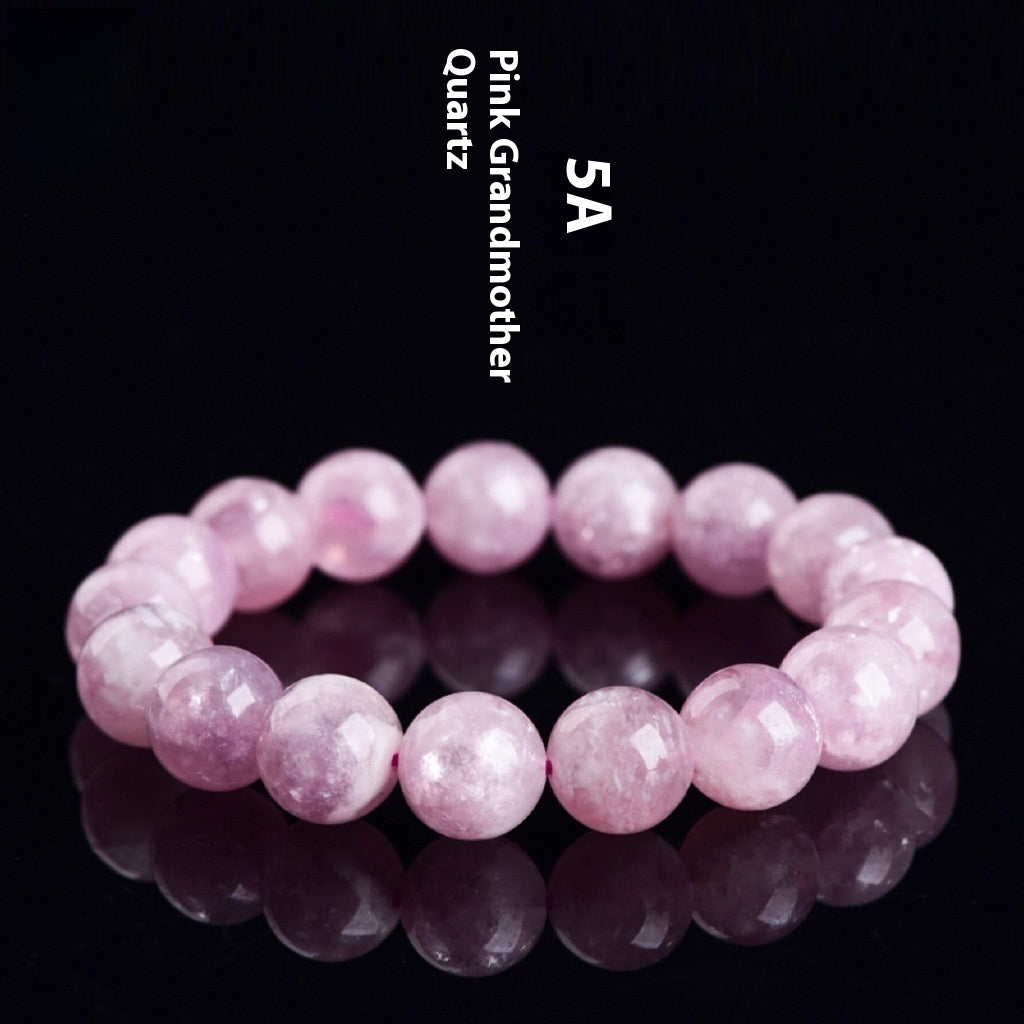 Naturstein Armband – Balance & Energie – Grade Rosa / 10–10.8 mm