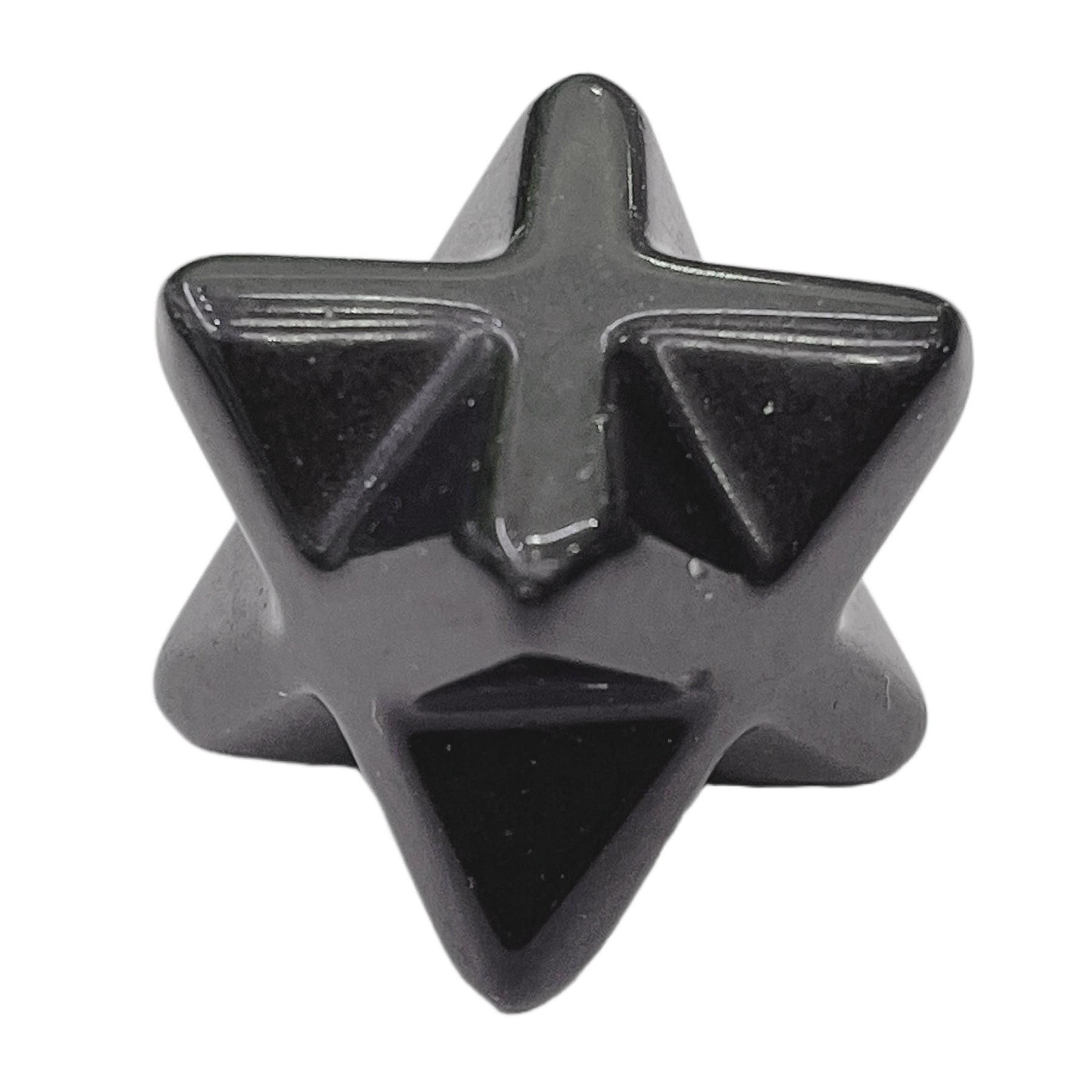 Obsidian Kristallstück – Schutz & Erdung – Rot Network / 25 × 25 mm