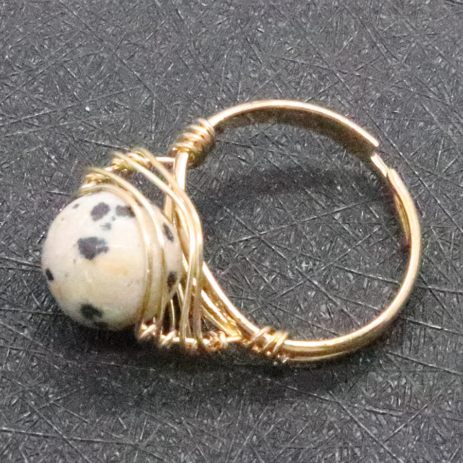 Tigerauge Ring – Schutz & Mut – Speckled s–ne