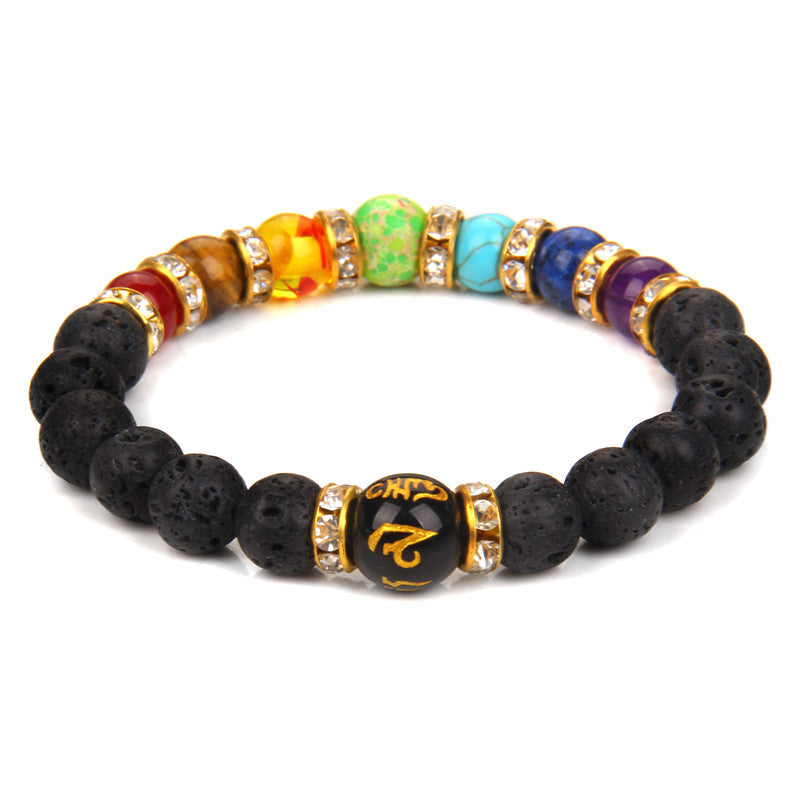 7-Chakra Armband – Erdung & Stärke – Ausführung 4