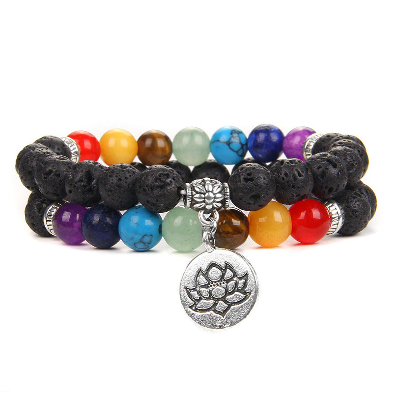7-Chakra Armband – Balance & Energie – Ausführung 15