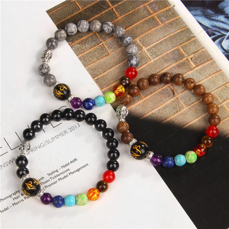7-Chakra Armband – Balance & Energie – Ausführung 1