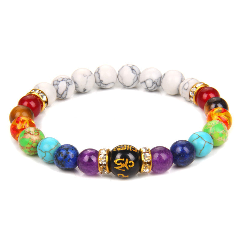 7-Chakra Armband – Erdung & Stärke – Ausführung 2