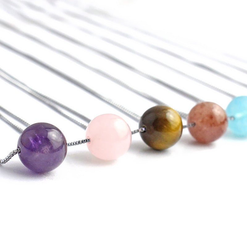 Tigerauge Kette – Schutz & Mut – Rosa Crystal